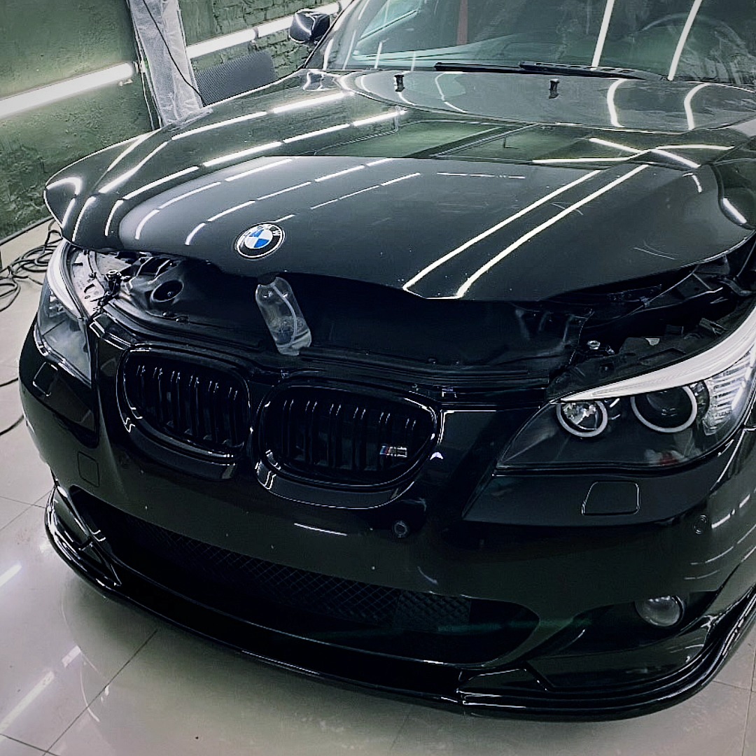 BMW X5 — покраска капота